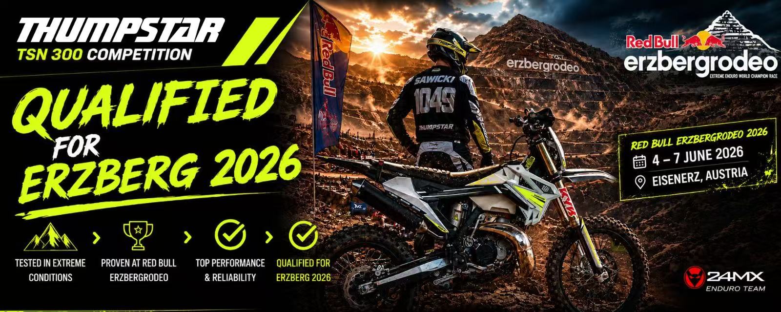 Erzberg 2026 qualified